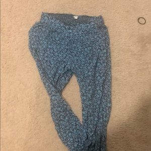 Aerie floral lounge joggers
